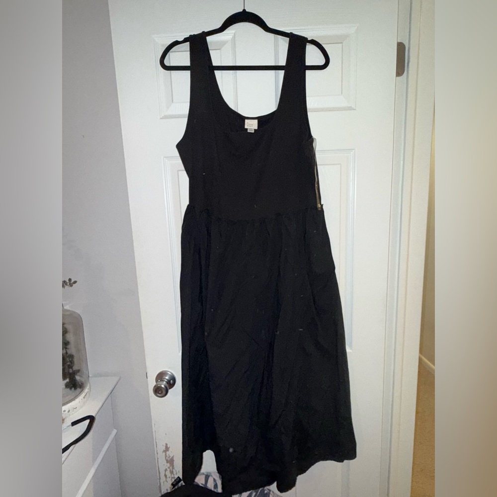 A New Day Black Midi Dress